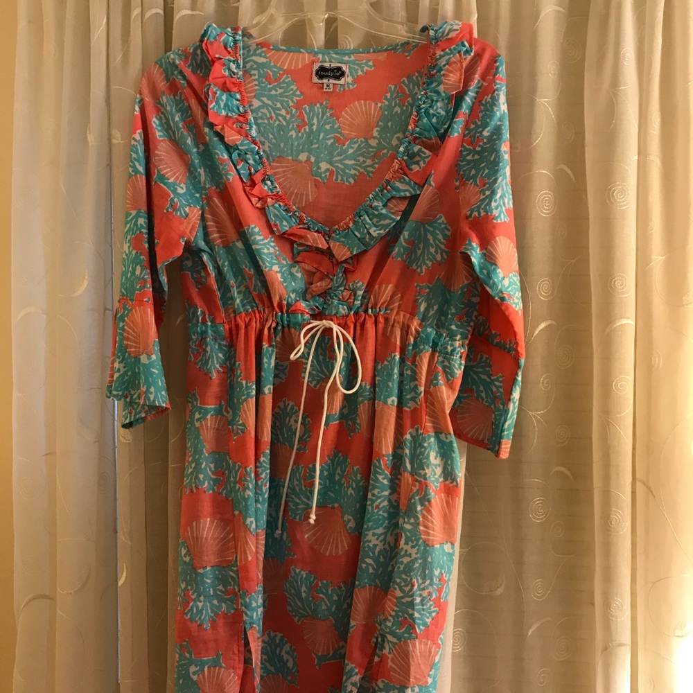 Coral dress